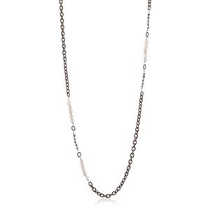NWT Sara Blaine #10871 Polaris Endless Agate Hematite Necklace
